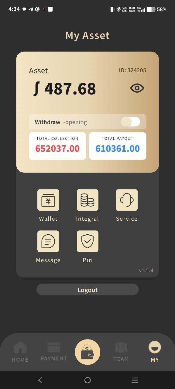 App Task List Screen